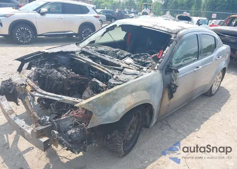 2013 Dodge Avenger Se из США, поврежденный, VIN 1C3CDZAB9DN610546